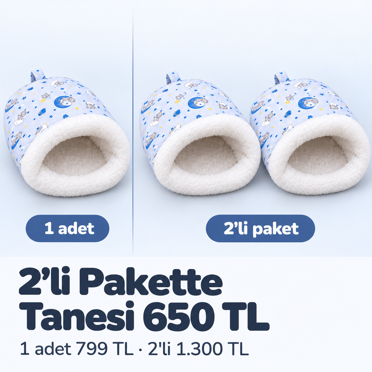 Peluş Kedi Uyku Tulumu